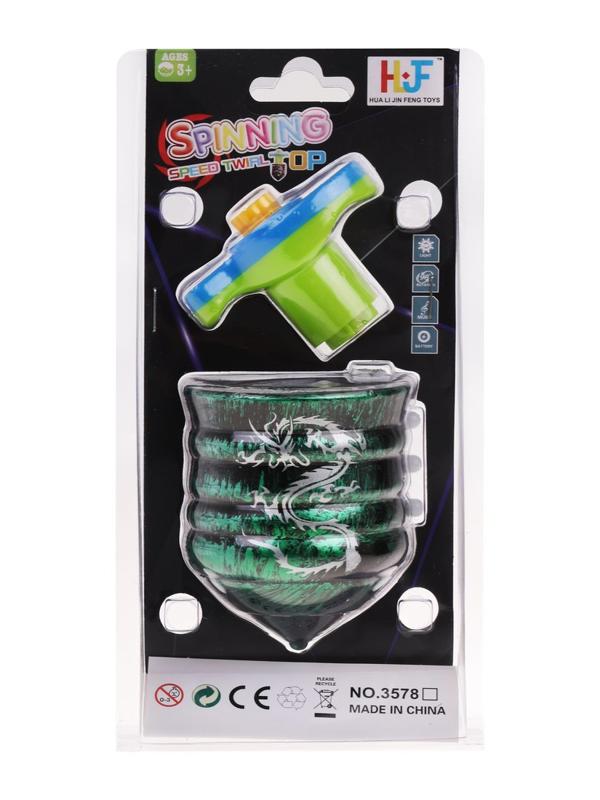 Юла, свет, эл. пит. AG10х6 вх. в компл., в ассорт., блистер