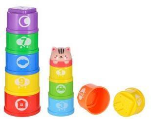 Пирамидка-формочки Добрый кот