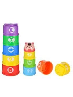 Пирамидка-формочки Добрый кот