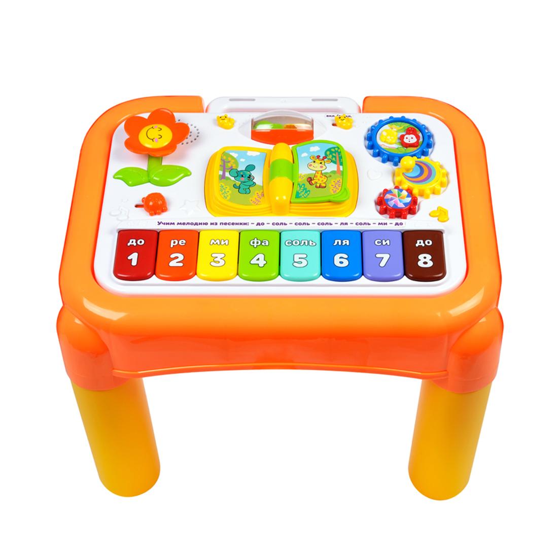 Развивающий игровой центр Мультистолик: обуч. реж. на русском, доска для
рисования с обрат. стор.