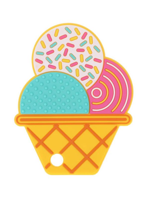 Грызунок Мороженка: ребристая поверхность, мягкий и прочный пищевой силикон,
можно крепить к держателю для соски