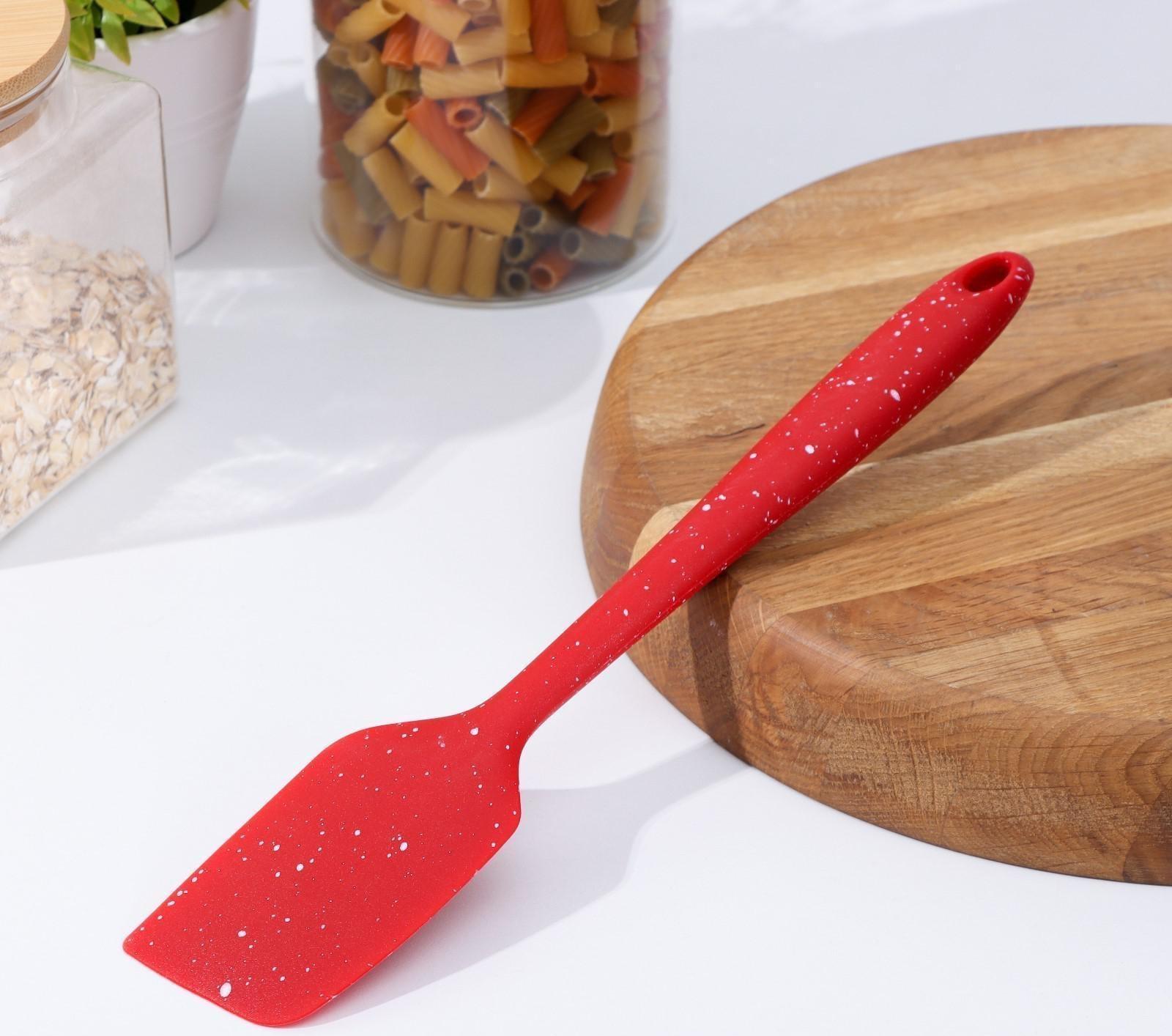 Лопатка Доляна «Гранат», 27,7 см, цвет красный