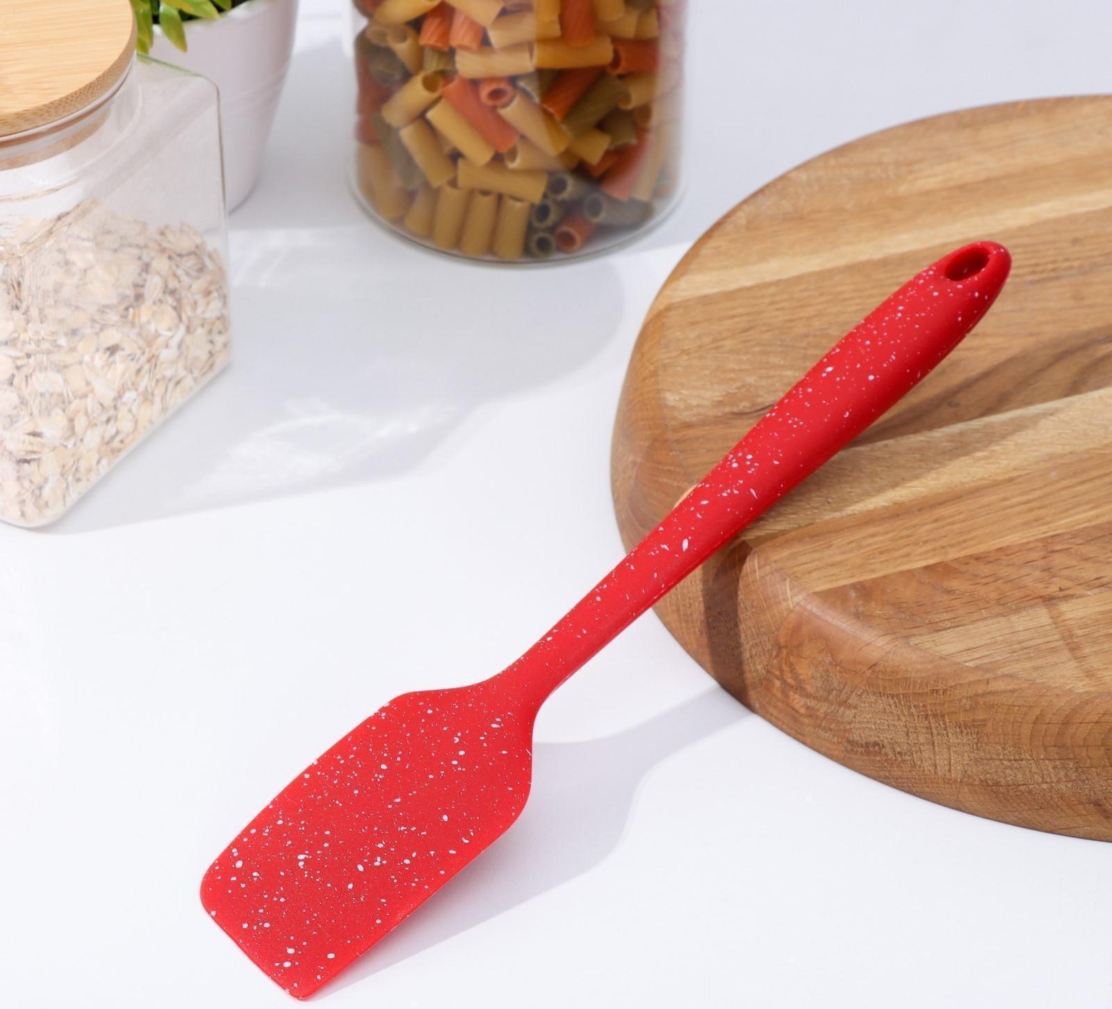 Лопатка Доляна «Гранат», 27,7 см, цвет красный