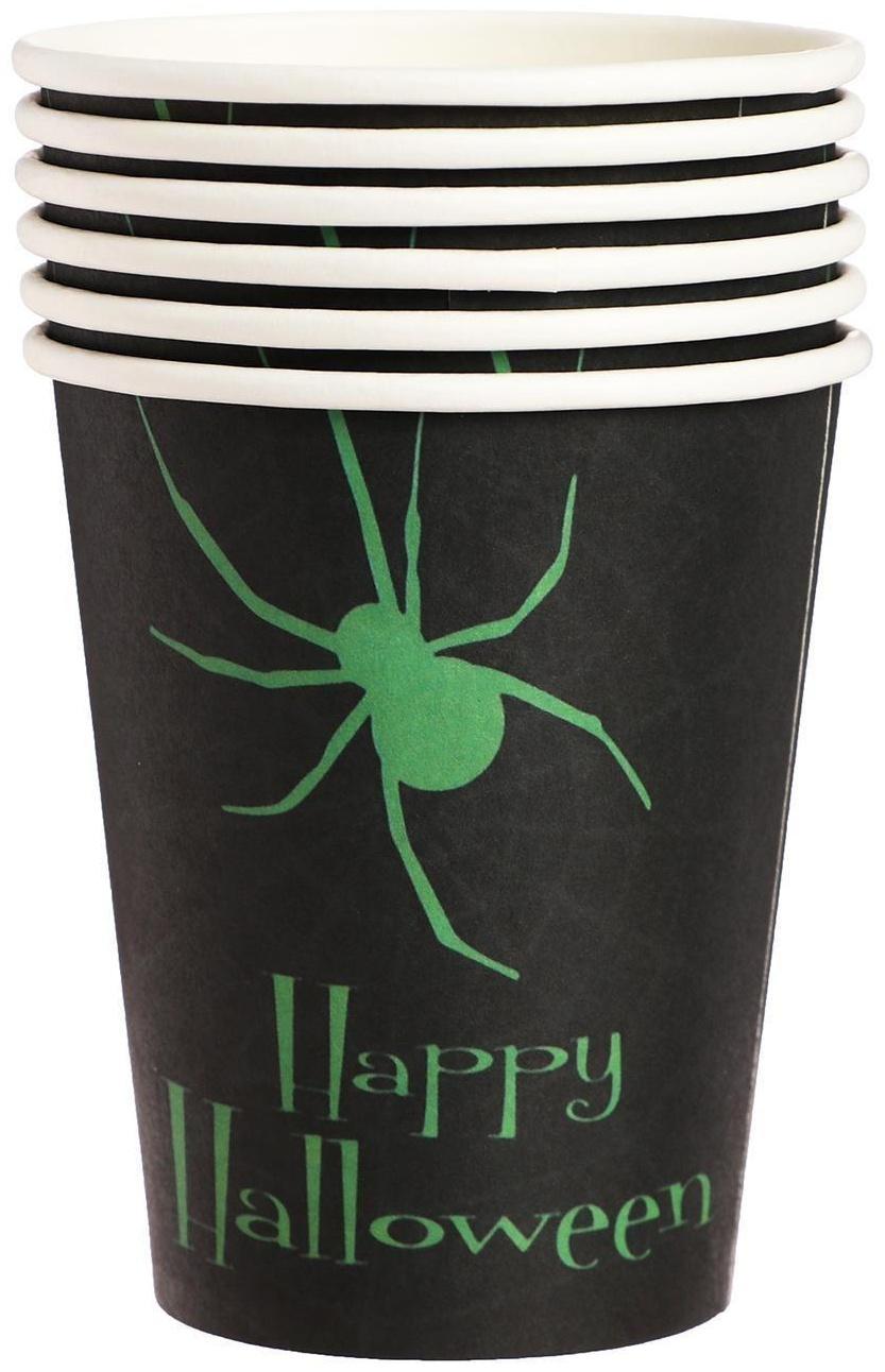 Стаканы бумажные «Паук», набор 6 шт.