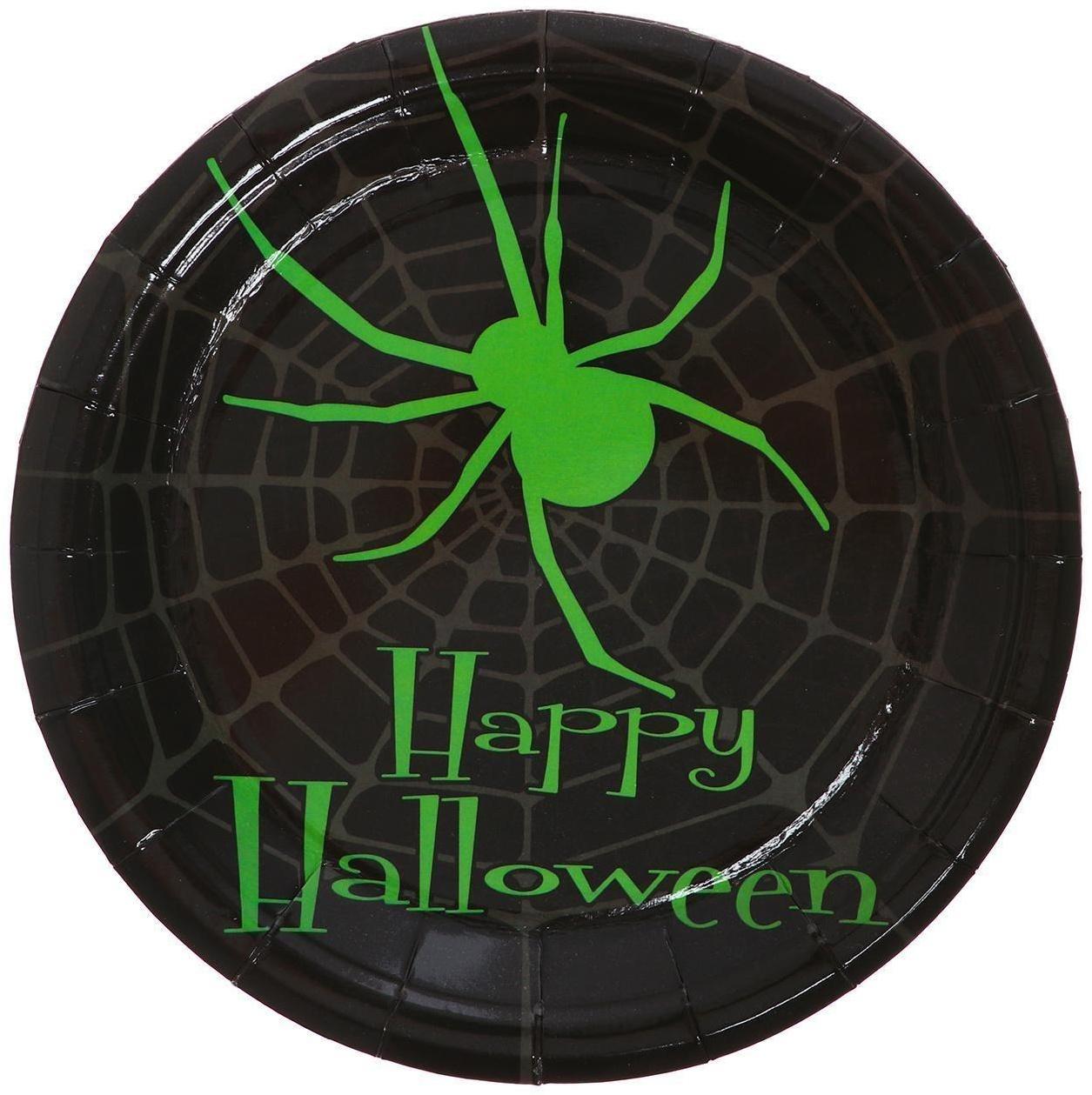 Тарелка бумажная «Паук», набор 6 шт.