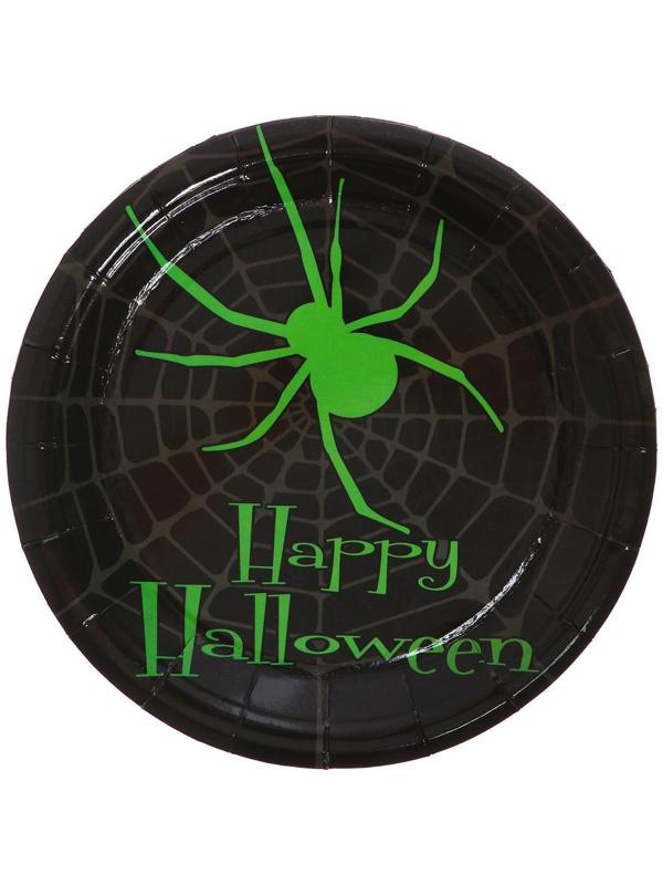 Тарелка бумажная «Паук», набор 6 шт.