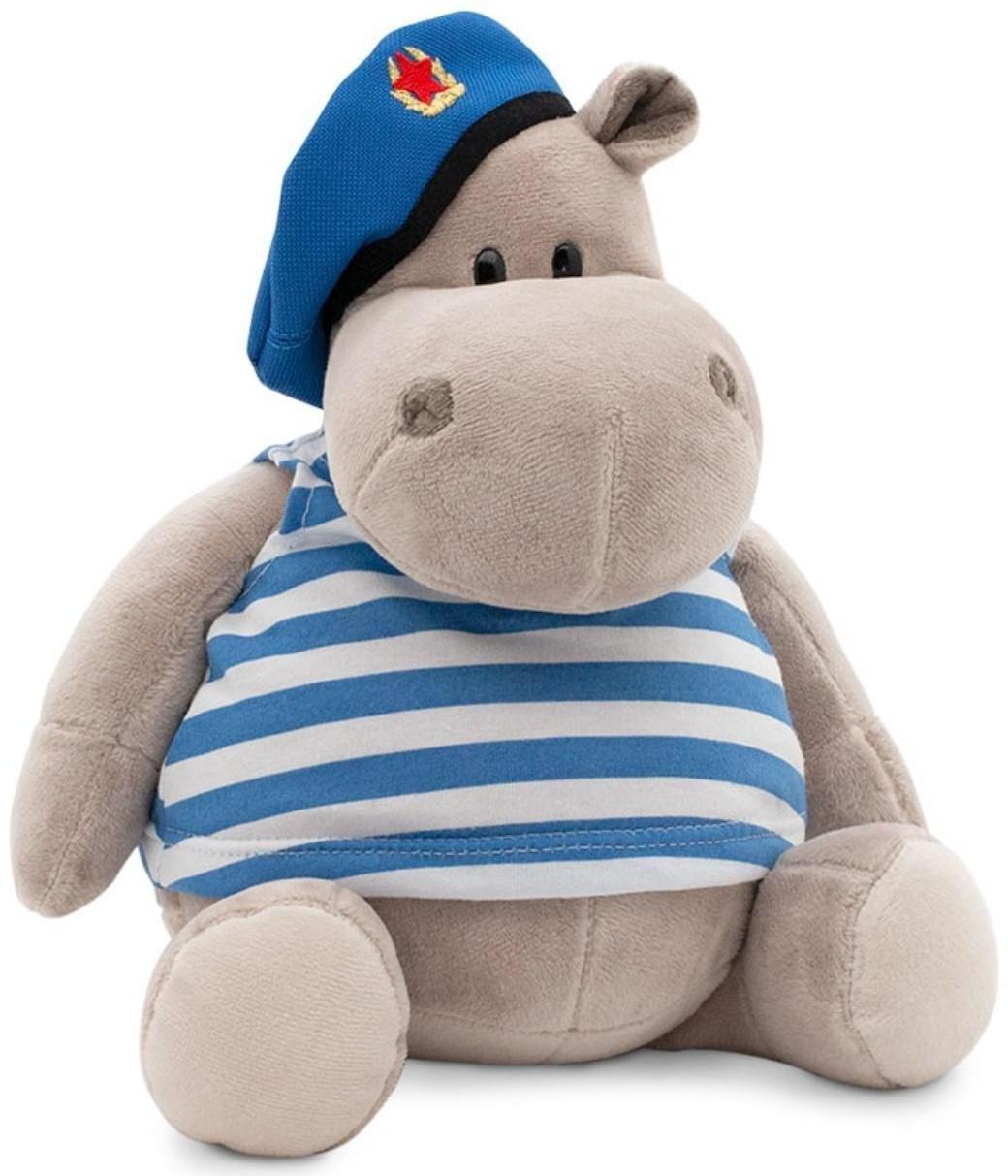 Мягкая игрушка «Бегемот: ВДВшник», 20 см