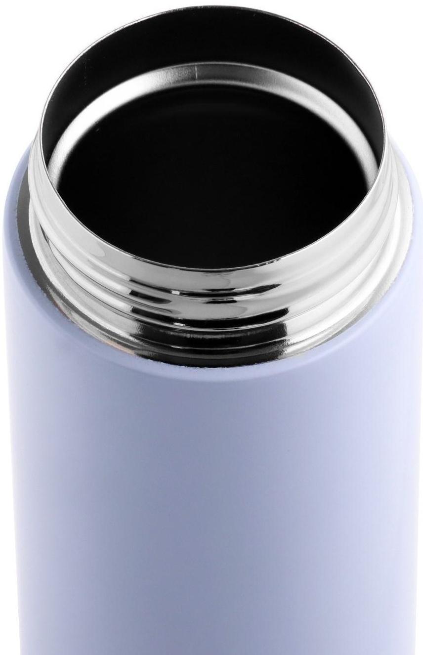 Термос, серия: Simple, 400 мл, сохраняет тепло 8 ч,  20.5х6.3 см, голубая