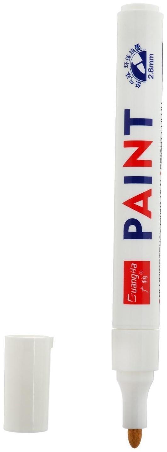 Маркер - карандаш, краска для шин водонепроницаемая на масляной основе, белый