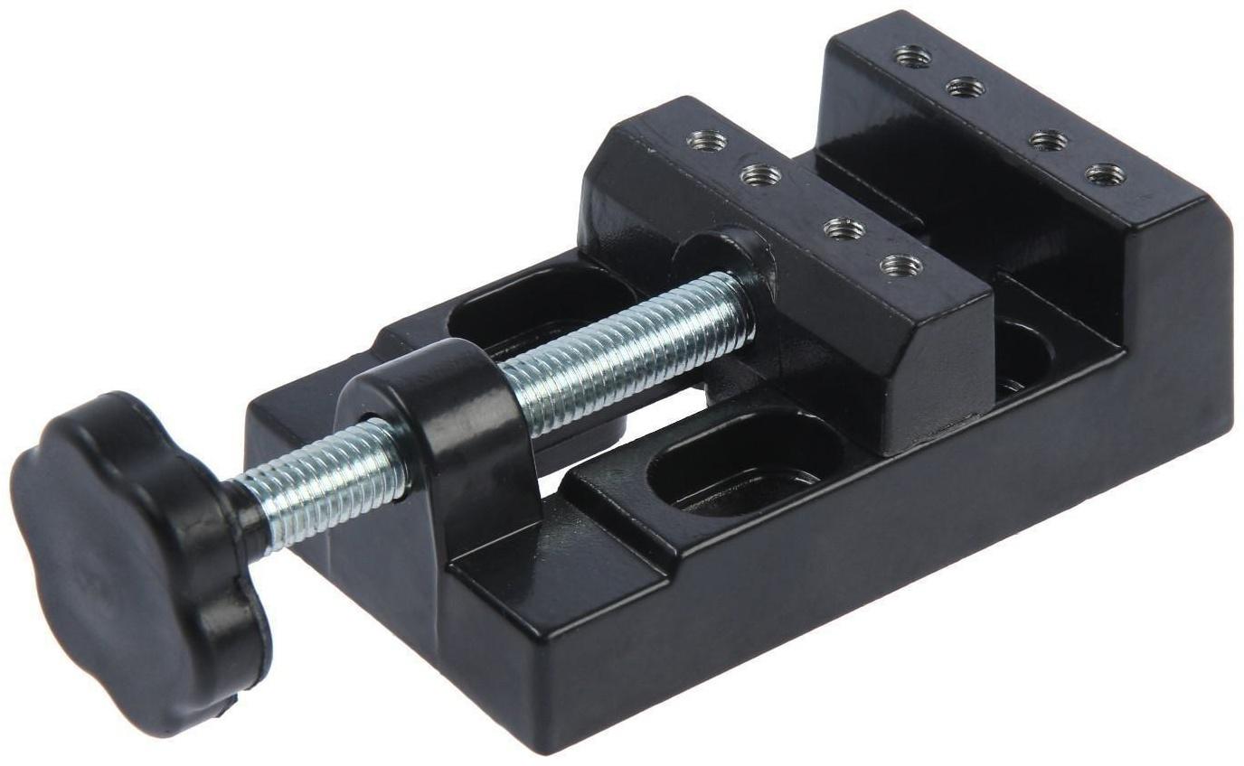 Мини-тиски алюминиевые ТУНДРА, станочные, 55 мм