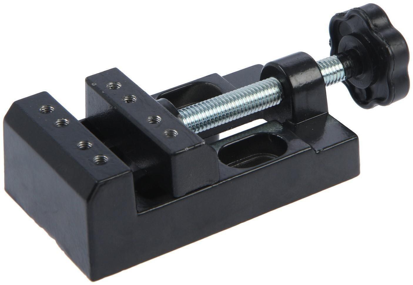 Мини-тиски алюминиевые ТУНДРА, станочные, 55 мм