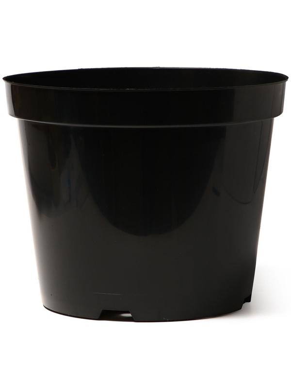 Горшок для рассады, 15 л, d = 31 см, h = 26 см, чёрный, Greengo
