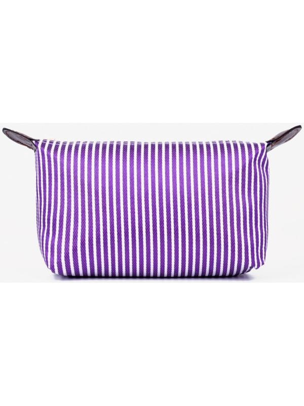 Косметичка на молнии, цвет сиреневый