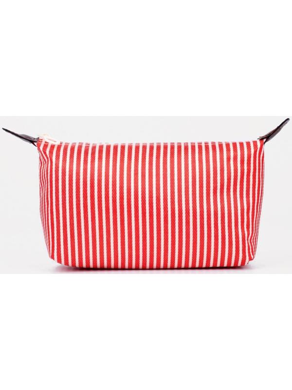 Косметичка на молнии, цвет красный