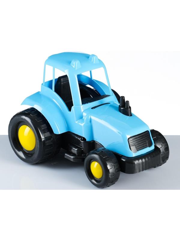 Набор для песочницы Трактор, ведерко, лопатки, формочки МИКС