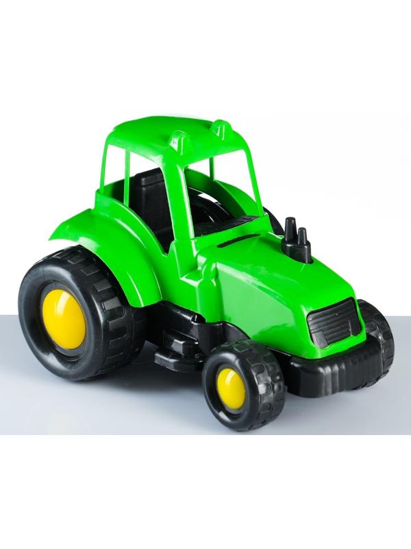 Набор для песочницы Трактор, ведерко, лопатки, формочки МИКС