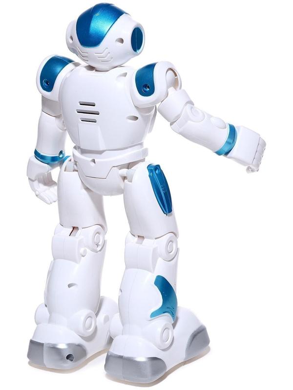 Робот «Робо-друг», с дистанционным и сенсорным управлением, русский чип, цвет синий