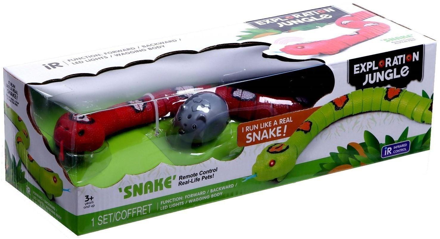 Змея радиоуправляемая «Джунгли», работает от аккумулятора, цвет красный