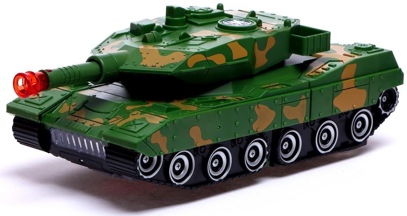 Робот «Танк», трансформируется, световые и звуковые эффекты, работает от батареек