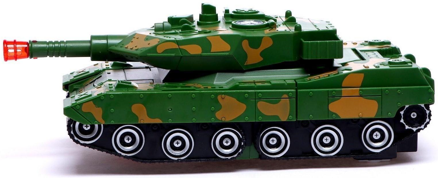 Робот «Танк», трансформируется, световые и звуковые эффекты, работает от батареек