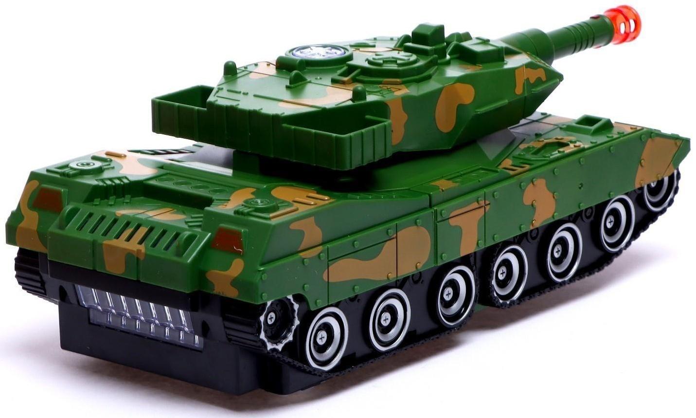 Робот «Танк», трансформируется, световые и звуковые эффекты, работает от батареек