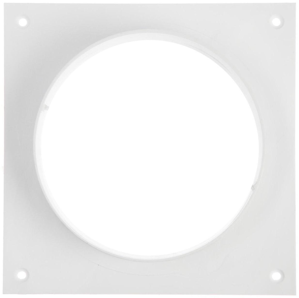 Площадка торцевая ZEIN, 150х150 мм, d=120 мм, с фланцем