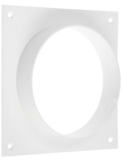 Площадка торцевая ZEIN, 150х150 мм, d=120 мм, с фланцем