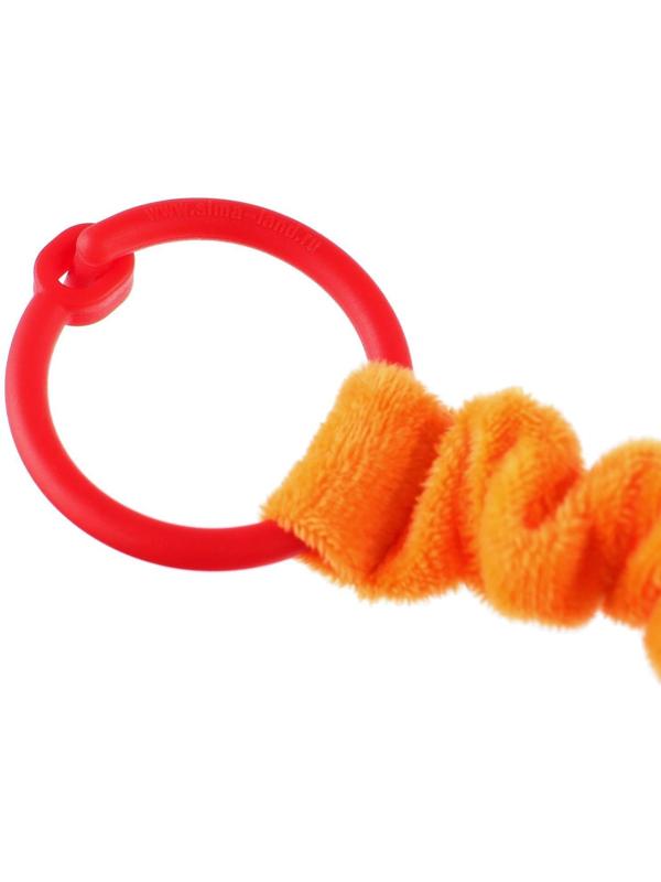 Растяжка - погремушка мягкая на кроватку/коляску «Зайка», 30 - 45 см