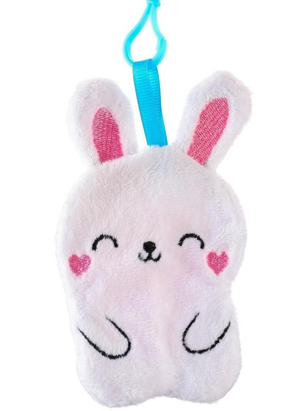Растяжка - погремушка мягкая на кроватку/коляску «Зайка», 30 - 45 см