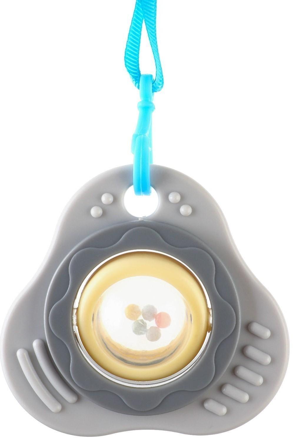 Растяжка - погремушка мягкая на кроватку/коляску «Авокадо», 30 - 45 см