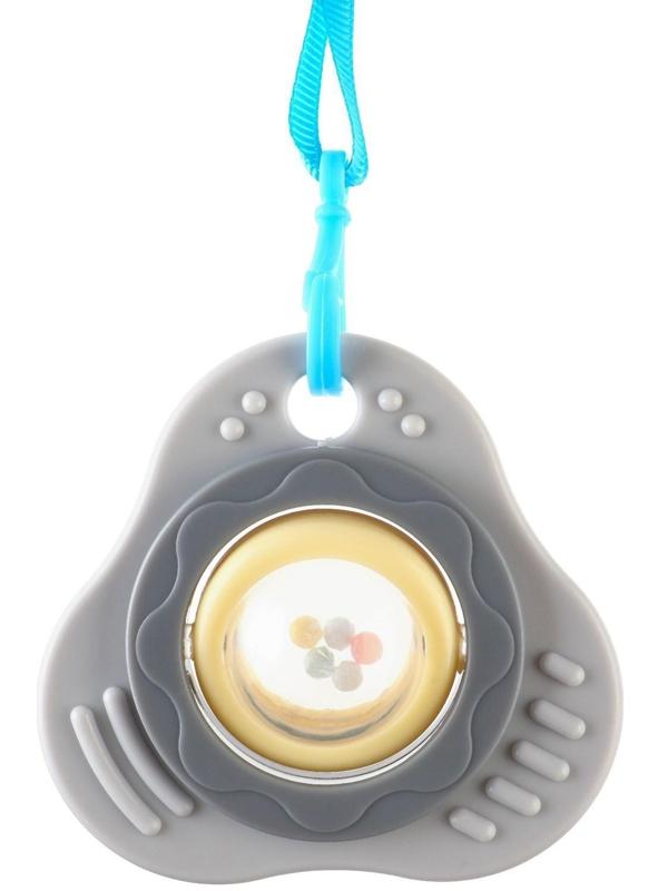 Растяжка - погремушка мягкая на кроватку/коляску «Авокадо», 30 - 45 см