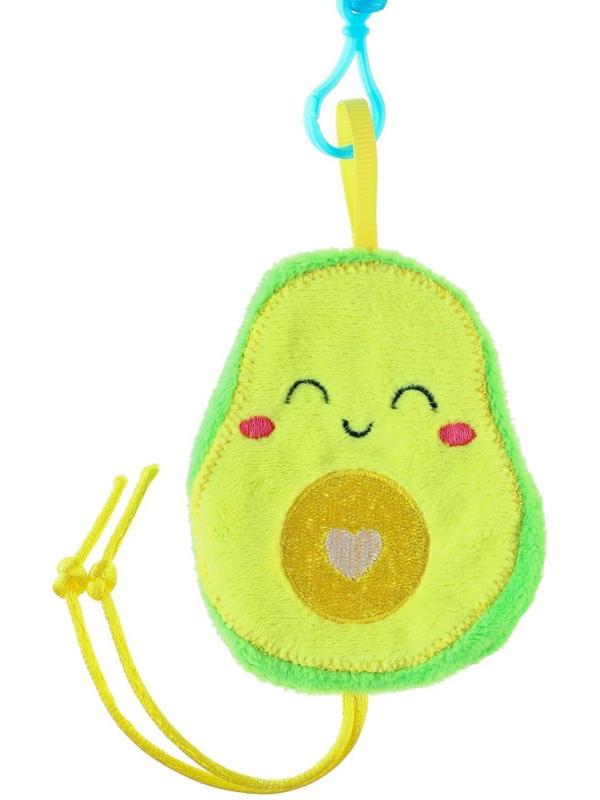 Растяжка - погремушка мягкая на кроватку/коляску «Авокадо», 30 - 45 см
