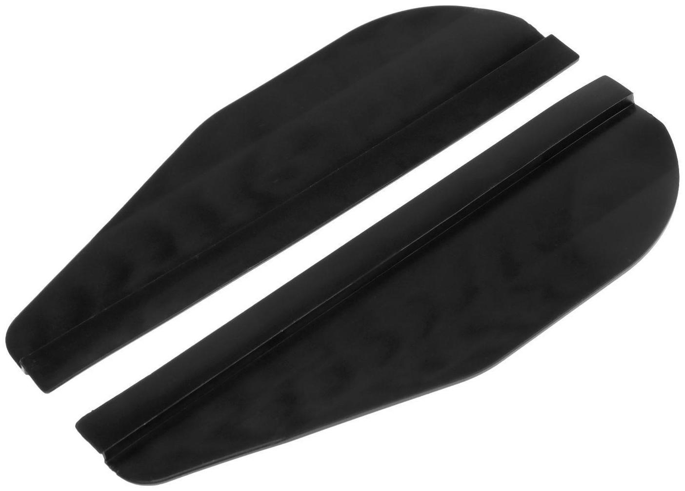 Козырек на зеркало заднего вида, универсальный, под карбон, набор 2 шт