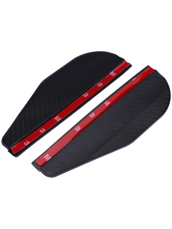 Козырек на зеркало заднего вида, универсальный, под карбон, набор 2 шт