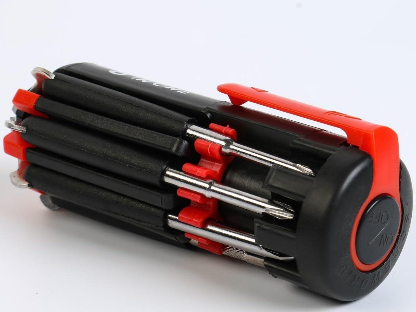 Фонарь многофункциональный, мультитул 8 в 1 