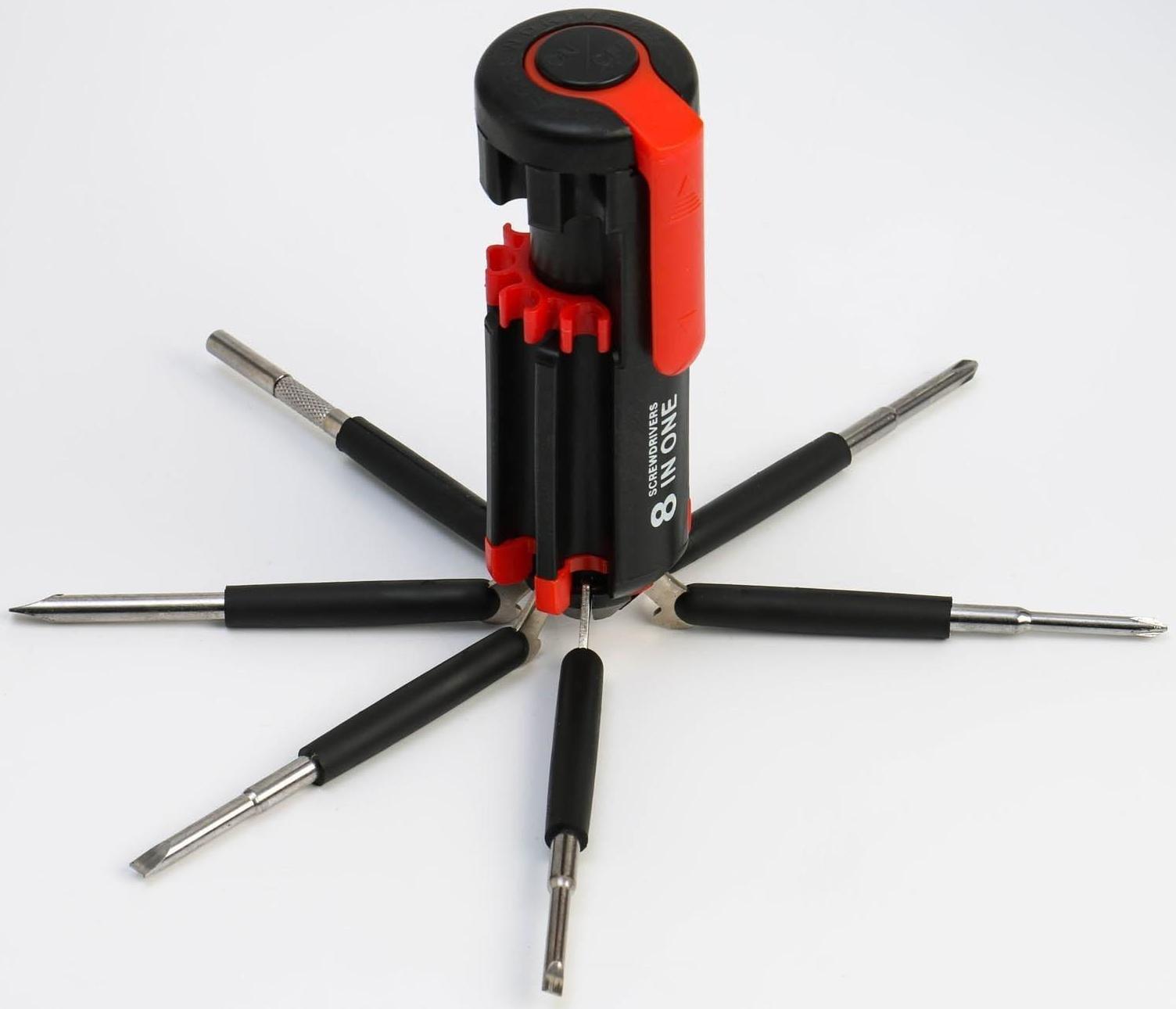 Фонарь многофункциональный, мультитул 8 в 1 