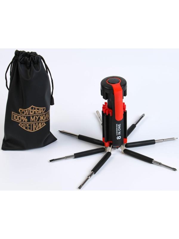 Фонарь многофункциональный, мультитул 8 в 1 