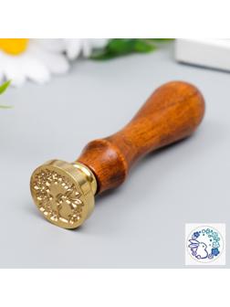 Печать для сургуча с деревянной ручкой 