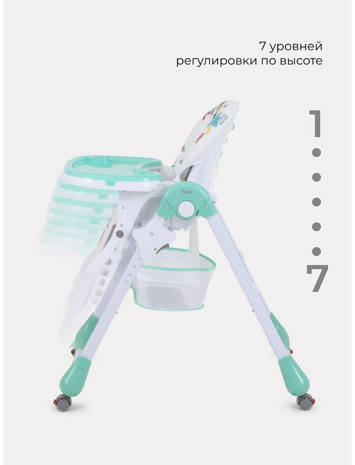 Стульчик для кормления Nature Аquamarine, цвет морской волны