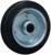 Колесо металлическое, d = 100 мм
