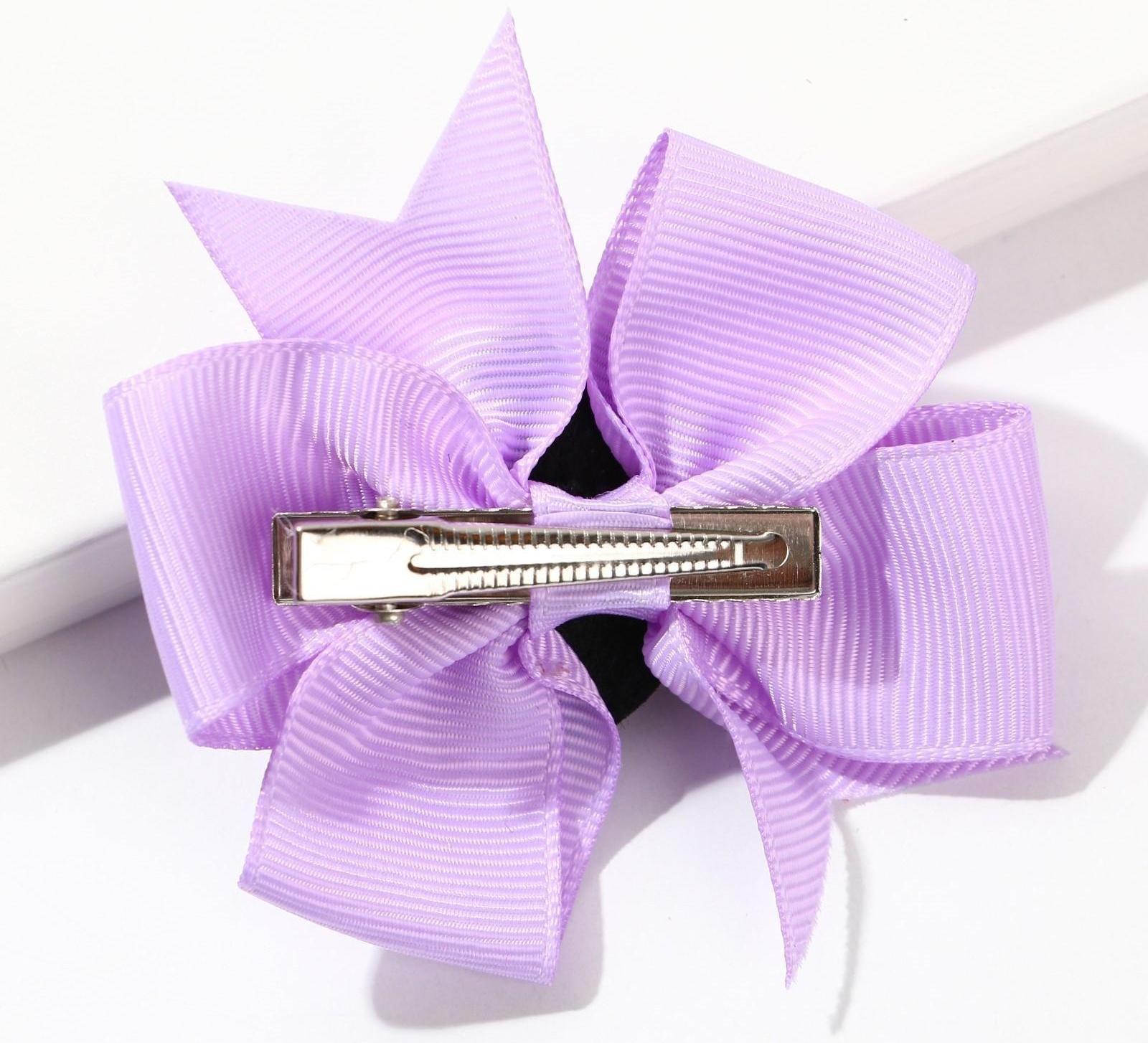 Заколка-бант для волос «Сладкой ночи», 6,5 х 7,5 х 1,5 см