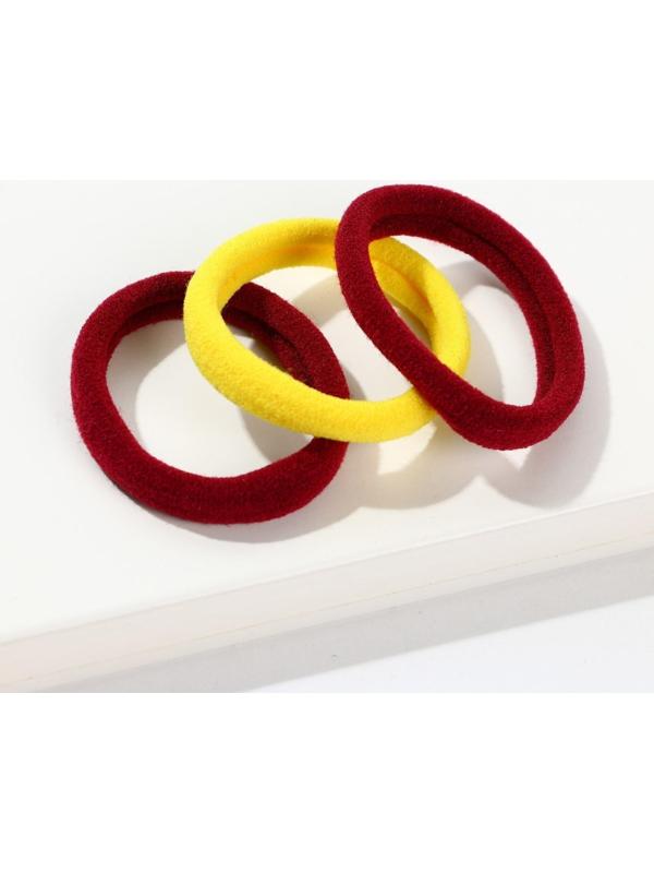 Резинки для волос «Авокад дьявола», 3 шт., d = 4 см