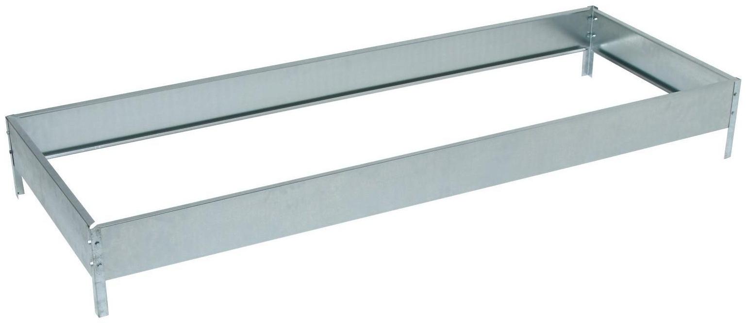 Грядка оцинкованная, 195 × 70 × 15 см, Greengo