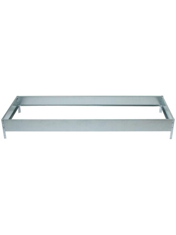 Грядка оцинкованная, 195 × 70 × 15 см, Greengo