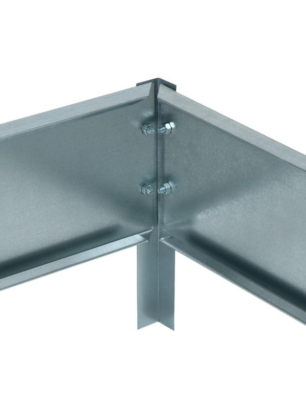 Грядка оцинкованная, 195 × 70 × 15 см, Greengo