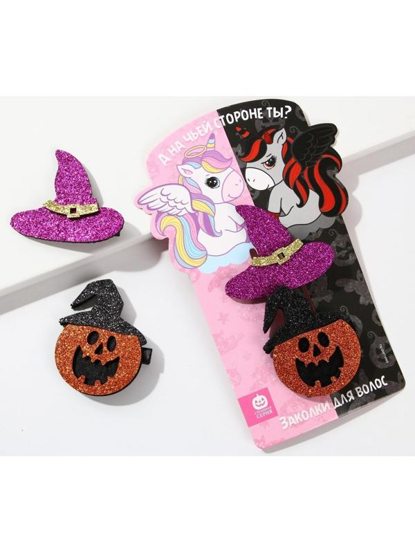 Заколки для волос «А на какой стороне ты?», набор 2 шт.