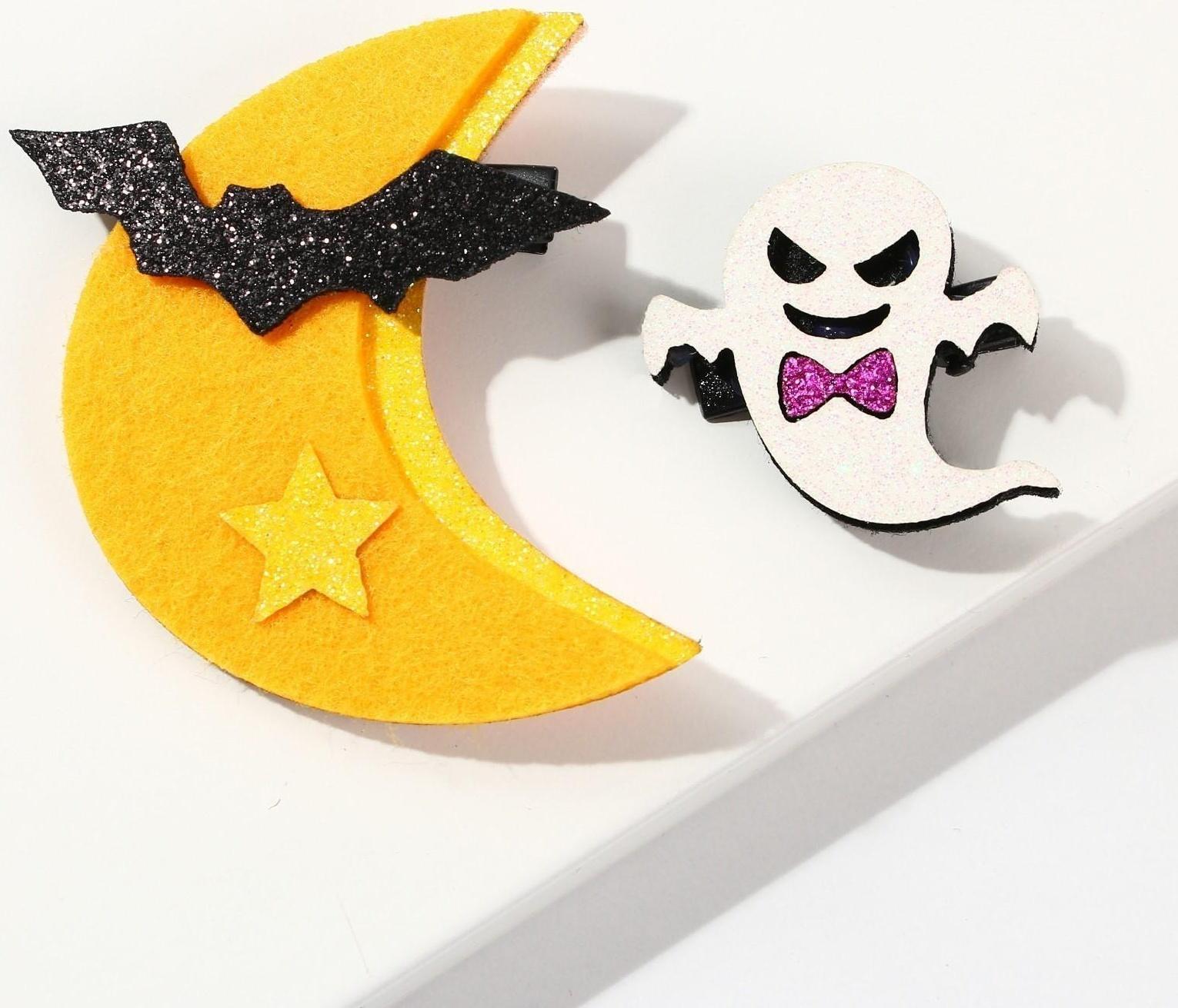 Заколки для волос «Бу-тифул ночь», набор 2 шт.