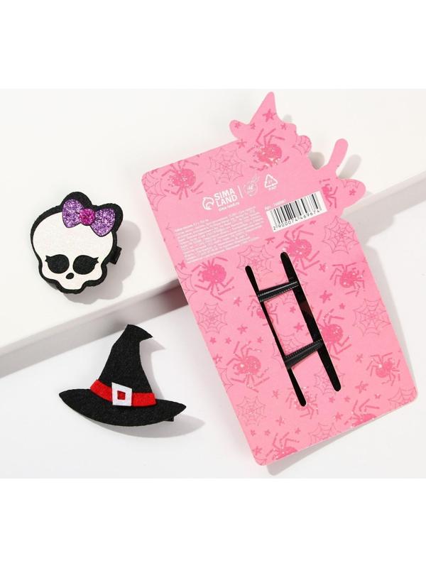 Заколки для волос «Страшно милая», набор 2 шт.