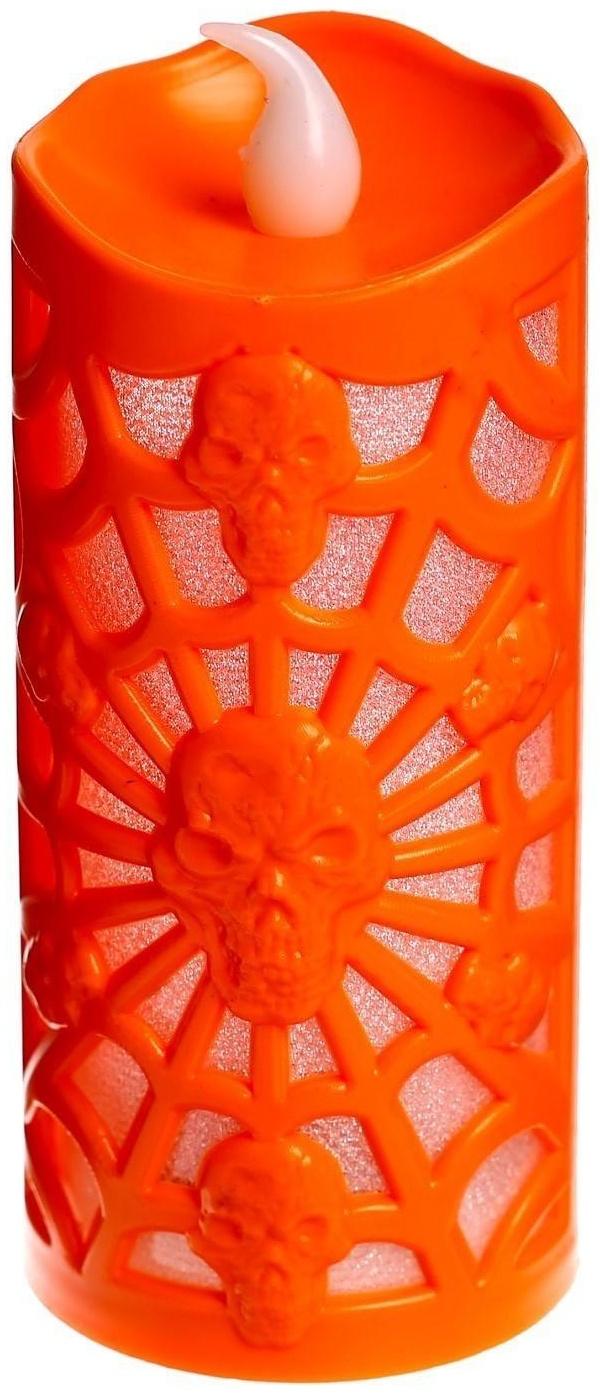 Свеча светодиодная «Паутина», цвета МИКС