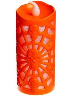 Свеча светодиодная «Паутина», цвета МИКС